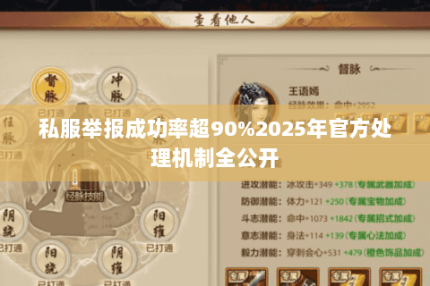 私服举报成功率超90%2025年官方处理机制全公开 私服举报成功率超90%2025年官方处理机制全公开