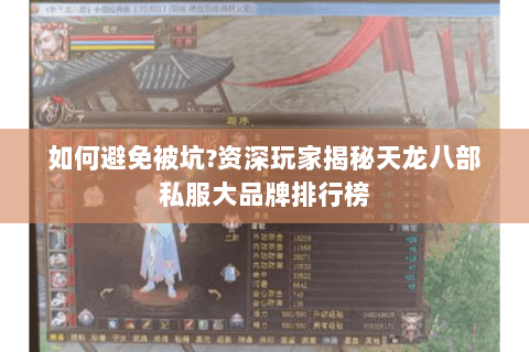 如何避免被坑?资深玩家揭秘天龙八部私服大品牌排行榜 如何避免被坑?资深玩家揭秘天龙八部私服大品牌排行榜