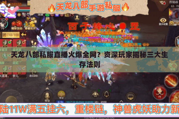 天龙八部私服直播火爆全网?资深玩家揭秘三大生存法则 天龙八部私服直播火爆全网?资深玩家揭秘三大生存法则