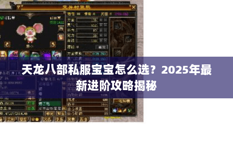 天龙八部私服宝宝怎么选？2025年最新进阶攻略揭秘