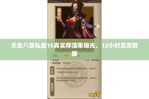 天龙八部私服15真实存活率曝光,12小时实测数据 天龙八部私服15真实存活率曝光,12小时实测数据
