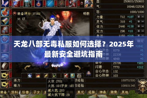 天龙八部无毒私服如何选择?2025年最新安全避坑指南 天龙八部无毒私服如何选择?2025年最新安全避坑指南