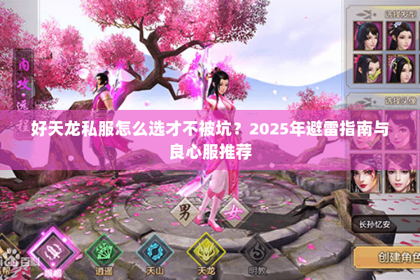 好天龙私服怎么选才不被坑？2025年避雷指南与良心服推荐