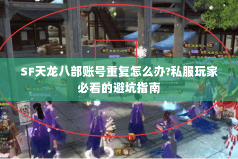 SF天龙八部账号重复怎么办?私服玩家必看的避坑指南