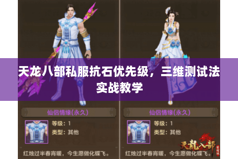 天龙八部私服抗石优先级,三维测试法实战教学 天龙八部私服抗石优先级,三维测试法实战教学