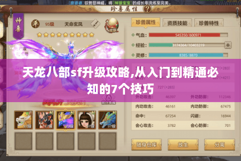 天龙八部sf升级攻略,从入门到精通必知的7个技巧 天龙八部sf升级攻略,从入门到精通必知的7个技巧