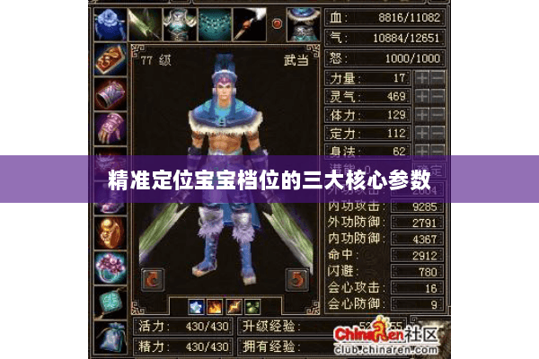 精准定位宝宝档位的三大核心参数 精准定位宝宝档位的三大核心参数