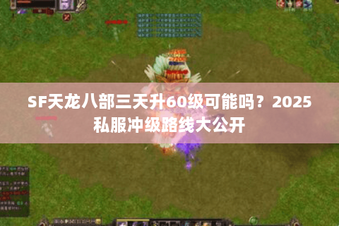 SF天龙八部三天升60级可能吗?2025私服冲级路线大公开 SF天龙八部三天升60级可能吗?2025私服冲级路线大公开