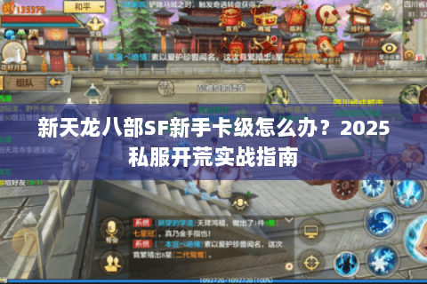新天龙八部SF新手卡级怎么办？2025私服开荒实战指南
