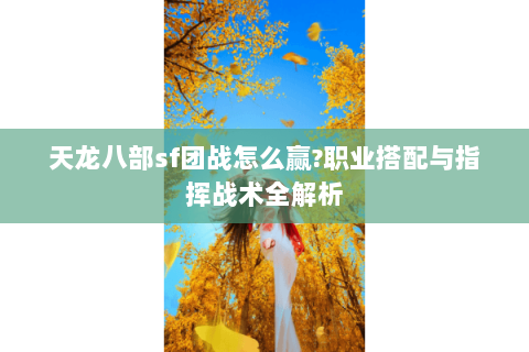 天龙八部sf团战怎么赢?职业搭配与指挥战术全解析