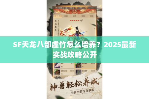 SF天龙八部虚竹怎么培养?2025最新实战攻略公开 SF天龙八部虚竹怎么培养?2025最新实战攻略公开