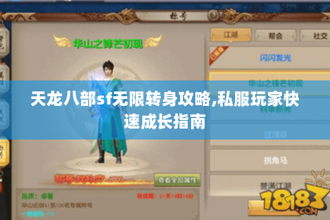 天龙八部sf无限转身攻略,私服玩家快速成长指南 天龙八部sf无限转身攻略,私服玩家快速成长指南
