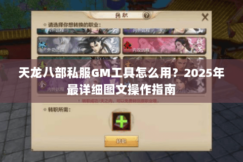 天龙八部私服GM工具怎么用？2025年最详细图文操作指南