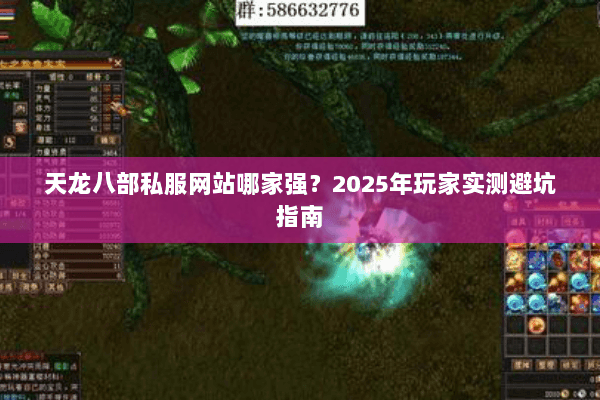 天龙八部私服网站哪家强?2025年玩家实测避坑指南 天龙八部私服网站哪家强?2025年玩家实测避坑指南