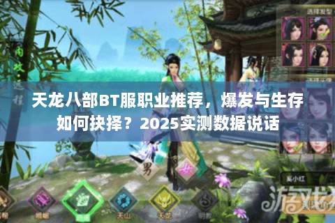 天龙八部BT服职业推荐，爆发与生存如何抉择？2025实测数据说话