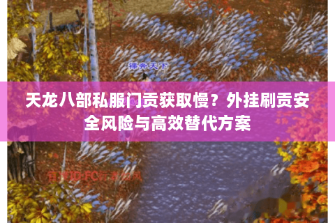 天龙八部私服门贡获取慢?外挂刷贡安全风险与高效替代方案 天龙八部私服门贡获取慢?外挂刷贡安全风险与高效替代方案