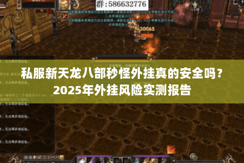 私服新天龙八部秒怪外挂真的安全吗？2025年外挂风险实测报告