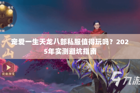 宠爱一生天龙八部私服值得玩吗？2025年实测避坑指南