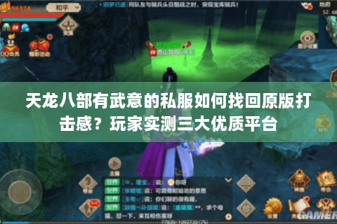 天龙八部有武意的私服如何找回原版打击感?玩家实测三大优质平台 天龙八部有武意的私服如何找回原版打击感?玩家实测三大优质平台