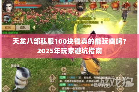 天龙八部私服100块钱真的能玩爽吗？2025年玩家避坑指南