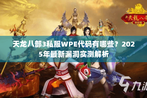 天龙八部3私服WPE代码有哪些？2025年最新漏洞实测解析