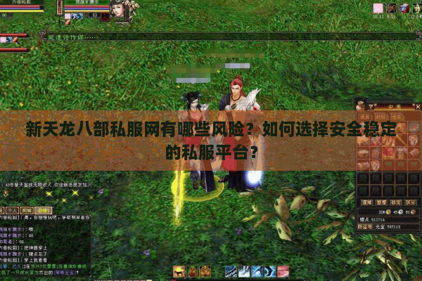 新天龙八部私服网有哪些风险?如何选择安全稳定的私服平台? 新天龙八部私服网有哪些风险?如何选择安全稳定的私服平台?