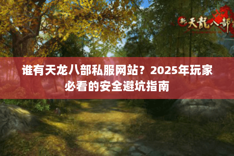 谁有天龙八部私服网站？2025年玩家必看的安全避坑指南