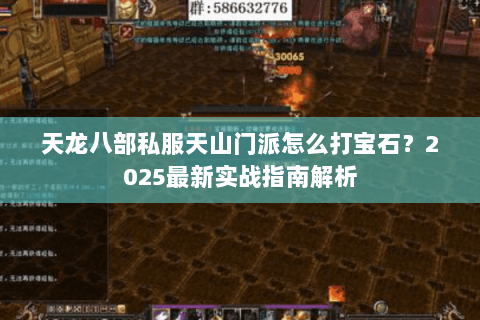 天龙八部私服天山门派怎么打宝石?2025最新实战指南解析 天龙八部私服天山门派怎么打宝石?2025最新实战指南解析