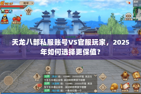 天龙八部私服账号VS官服玩家，2025年如何选择更保值？