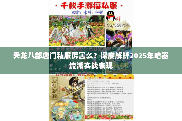 天龙八部唐门私服厉害么?深度解析2025年暗器流派实战表现 天龙八部唐门私服厉害么?深度解析2025年暗器流派实战表现
