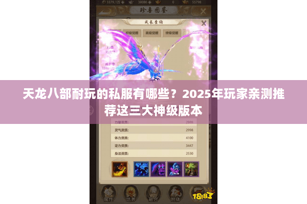 天龙八部耐玩的私服有哪些?2025年玩家亲测推荐这三大神级版本 天龙八部耐玩的私服有哪些?2025年玩家亲测推荐这三大神级版本