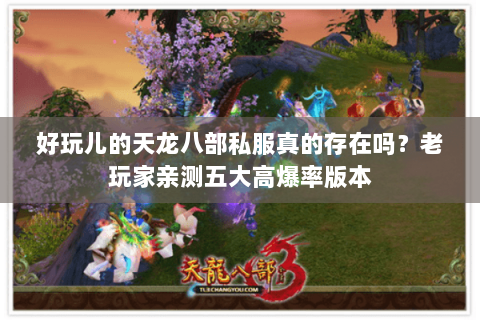 好玩儿的天龙八部私服真的存在吗？老玩家亲测五大高爆率版本