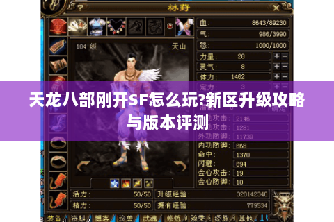 天龙八部刚开SF怎么玩?新区升级攻略与版本评测