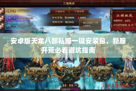 安卓版天龙八部私服一键安装包，新服开荒必看避坑指南
