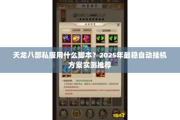 天龙八部私服用什么脚本?2025年最稳自动挂机方案实测推荐 天龙八部私服用什么脚本?2025年最稳自动挂机方案实测推荐