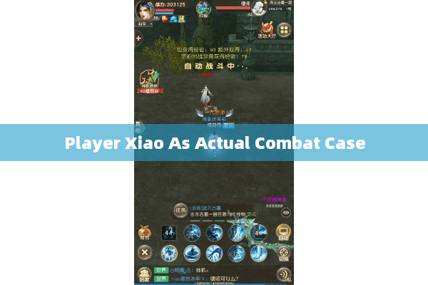 Player Xiao As Actual Combat Case Player Xiao As Actual Combat Case