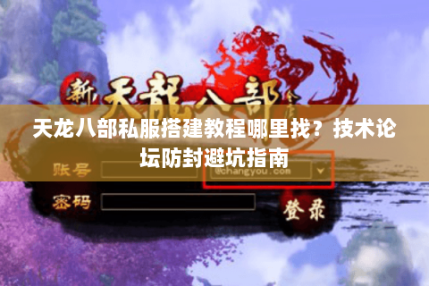 天龙八部私服搭建教程哪里找？技术论坛防封避坑指南