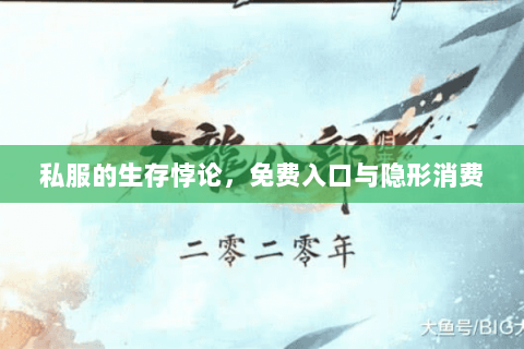 私服的生存悖论,免费入口与隐形消费 私服的生存悖论,免费入口与隐形消费