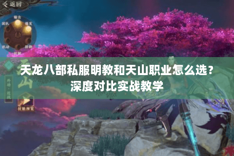 天龙八部私服明教和天山职业怎么选?深度对比实战教学 天龙八部私服明教和天山职业怎么选?深度对比实战教学