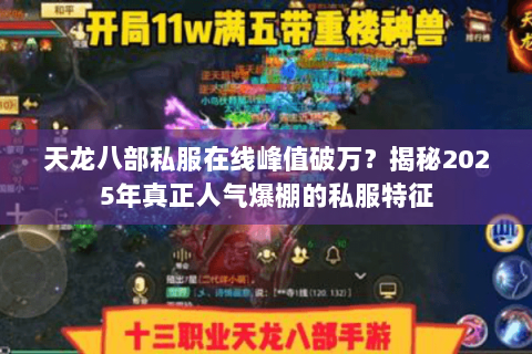 天龙八部私服在线峰值破万?揭秘2025年真正人气爆棚的私服特征 天龙八部私服在线峰值破万?揭秘2025年真正人气爆棚的私服特征