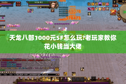 天龙八部1000元SF怎么玩?老玩家教你花小钱当大佬