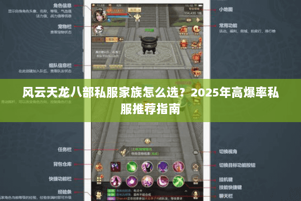 风云天龙八部私服家族怎么选？2025年高爆率私服推荐指南
