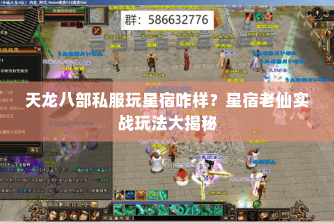 天龙八部私服玩星宿咋样?星宿老仙实战玩法大揭秘 天龙八部私服玩星宿咋样?星宿老仙实战玩法大揭秘