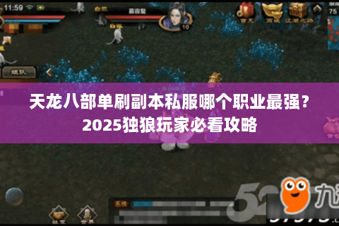 天龙八部单刷副本私服哪个职业最强？2025独狼玩家必看攻略