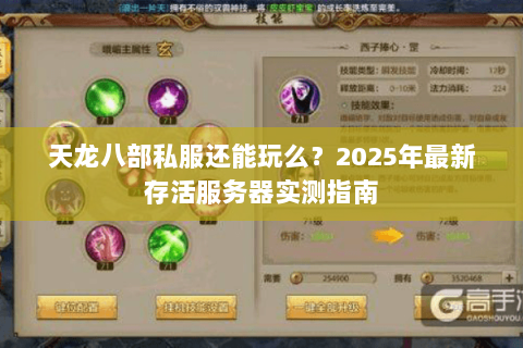 天龙八部私服还能玩么？2025年最新存活服务器实测指南