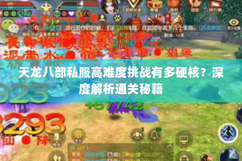 天龙八部私服高难度挑战有多硬核?深度解析通关秘籍 天龙八部私服高难度挑战有多硬核?深度解析通关秘籍