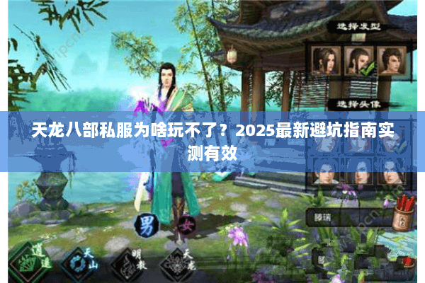 天龙八部私服为啥玩不了？2025最新避坑指南实测有效