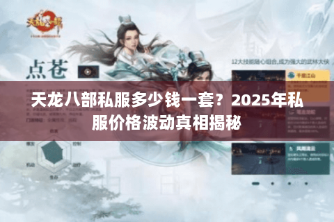 天龙八部私服多少钱一套？2025年私服价格波动真相揭秘