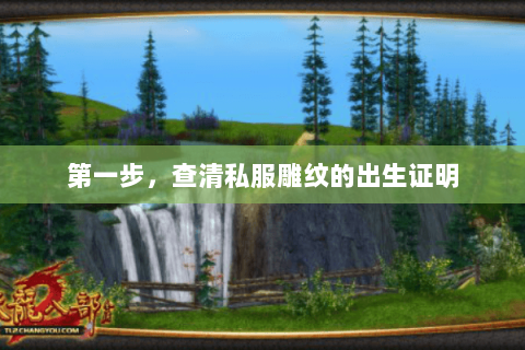 第一步，查清私服雕纹的出生证明