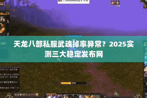 天龙八部私服武魂掉率异常?2025实测三大稳定发布网 天龙八部私服武魂掉率异常?2025实测三大稳定发布网